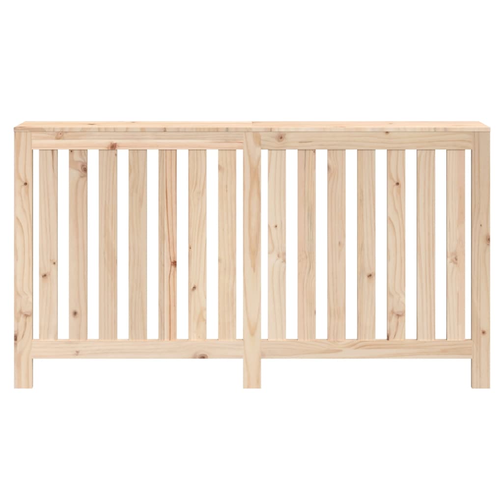 Radiatordeksel 153x19x84 cm heltre furu vidaXL