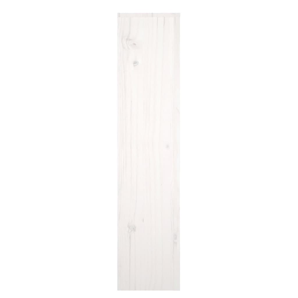 Radiatordeksel hvit 153x19x84 cm heltre furu vidaXL