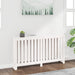 Radiatordeksel hvit 153x19x84 cm heltre furu vidaXL