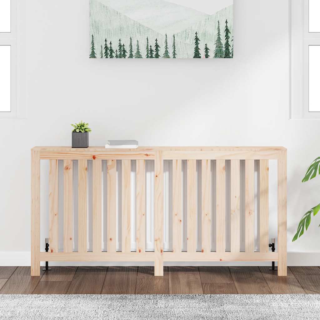 Radiatordeksel 169x19x84 cm heltre furu vidaXL