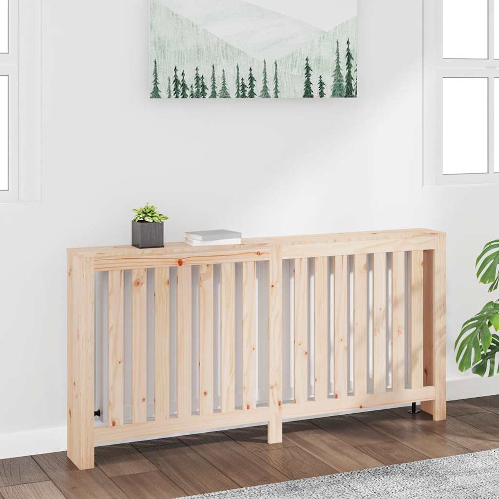 Radiatordeksel 169x19x84 cm heltre furu vidaXL
