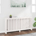 Radiatordeksel hvit 169x19x84 cm heltre furu vidaXL