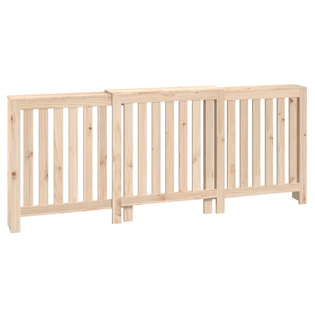 Radiatordeksel 210x21x85 cm heltre furu vidaXL