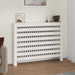 Radiatordeksel hvit 108,5x19x84 cm heltre furu vidaXL