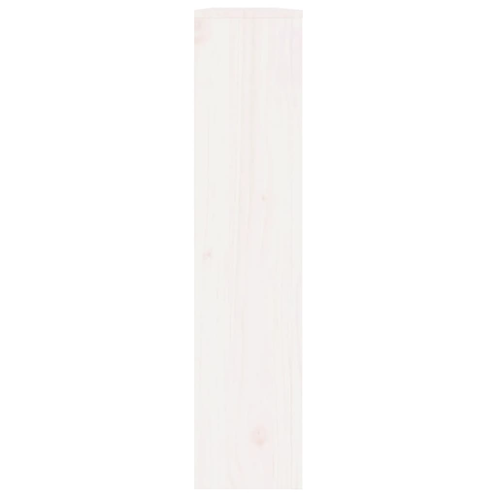 Radiatordeksel hvit 153x19x84 cm heltre furu vidaXL