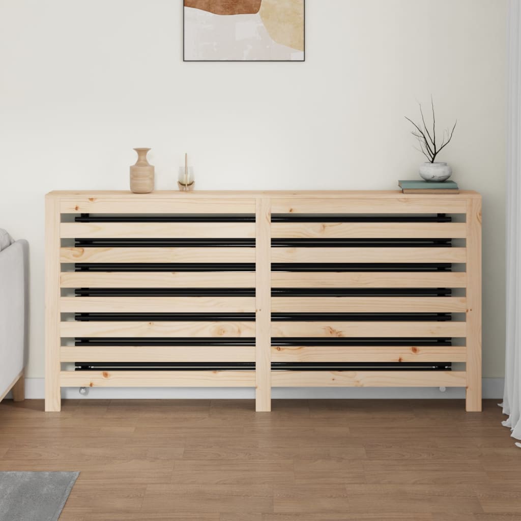 Radiatordeksel 169x19x84 cm heltre furu vidaXL