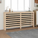 Radiatordeksel 169x19x84 cm heltre furu vidaXL