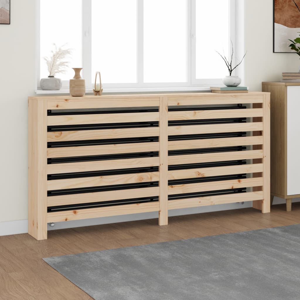 Radiatordeksel 169x19x84 cm heltre furu vidaXL