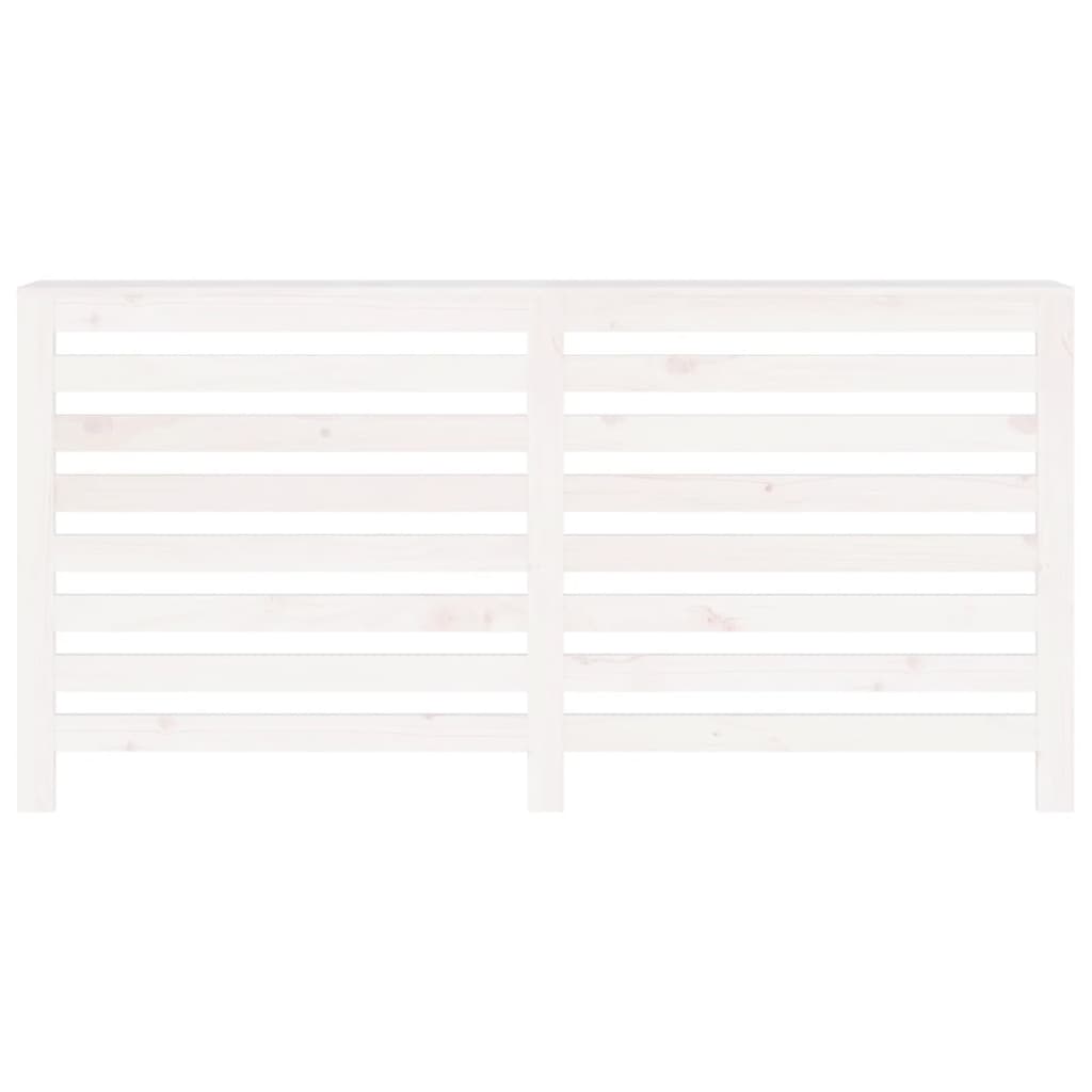 Radiatordeksel hvit 169x19x84 cm heltre furu vidaXL