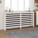 Radiatordeksel hvit 169x19x84 cm heltre furu vidaXL