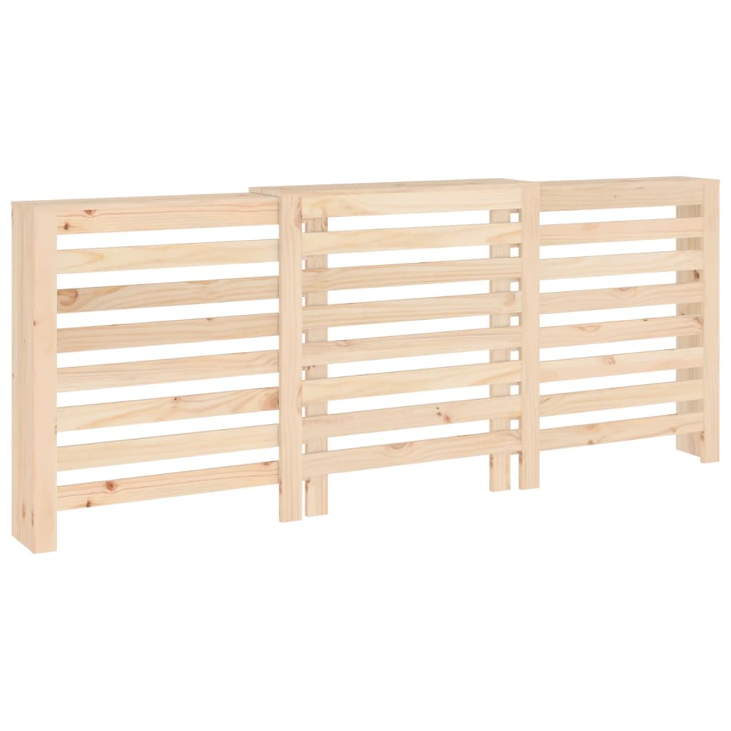 Radiatordeksel 210x21x85 cm heltre furu vidaXL