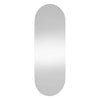 Veggspeil 15x40 cm glass oval