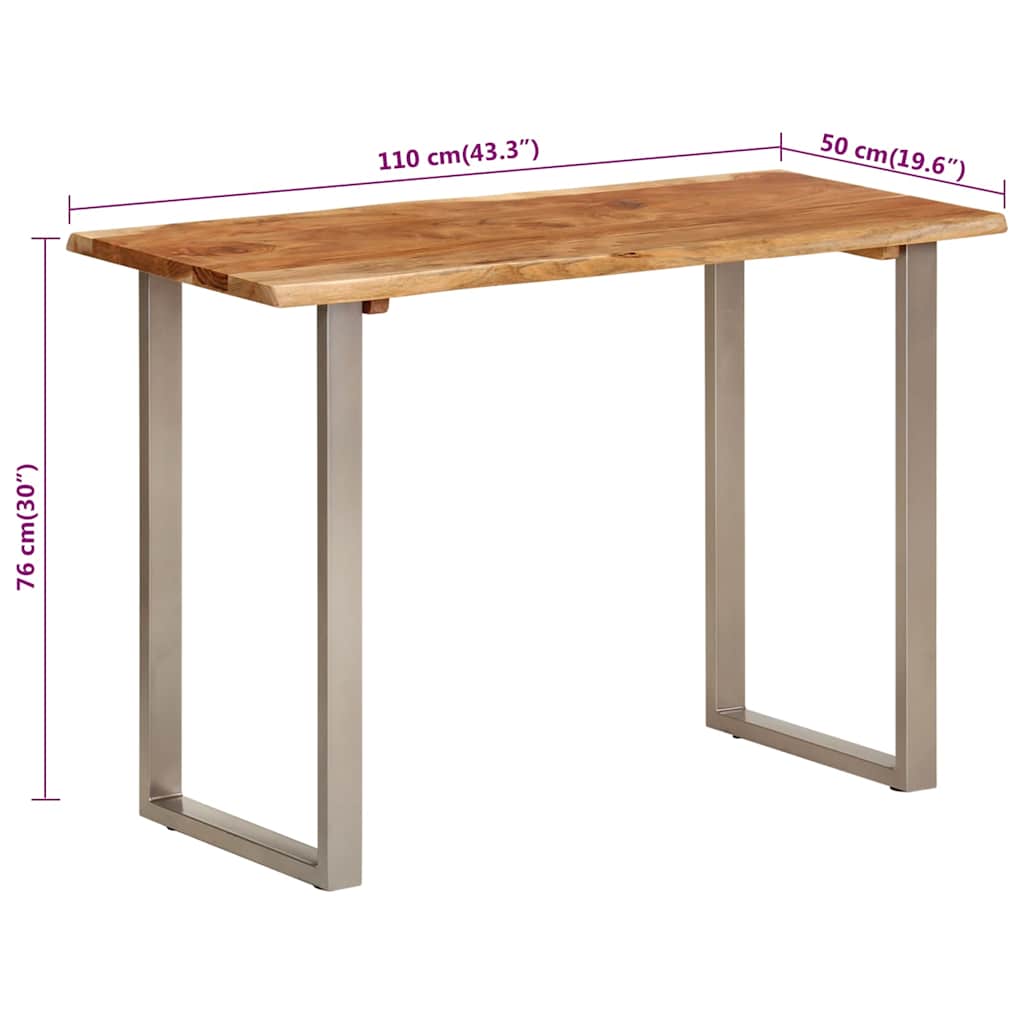 Spisebord 110x50x76 cm heltre akasie