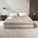 Nattbord 2 stk svart 36x30x45 cm heltre furu