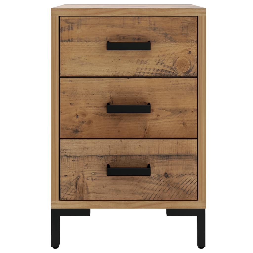 Nattbord 2 stk 40x30x55 cm heltre furu