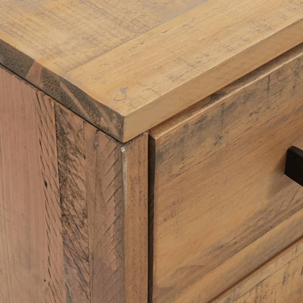Nattbord 2 stk 40x30x55 cm heltre furu