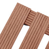 Pottetraller 4 stk brun 30x30x7,5 cm WPC