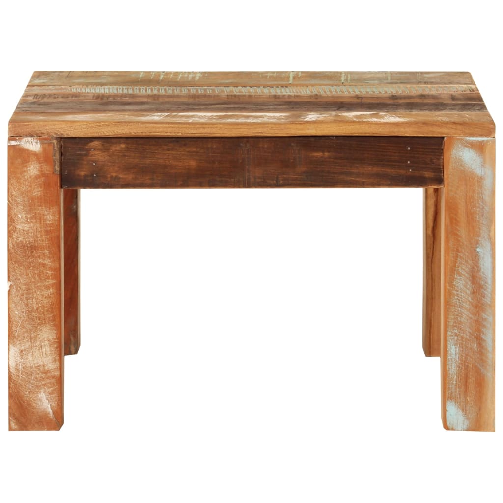 Salongbord 55x55x35 cm gjenvunnet heltre