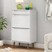 Skoskap MOLDE hvit 59,5x35x103 cm heltre furu