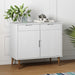Skjenk MOLDE hvit 90x40x80 cm heltre furu