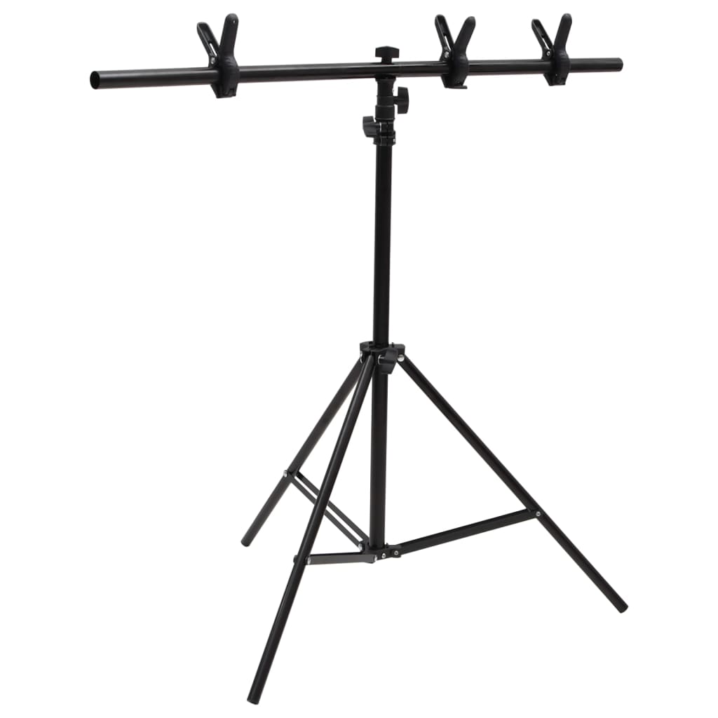 Fotostudiosett med lyssett og bakgrunn
