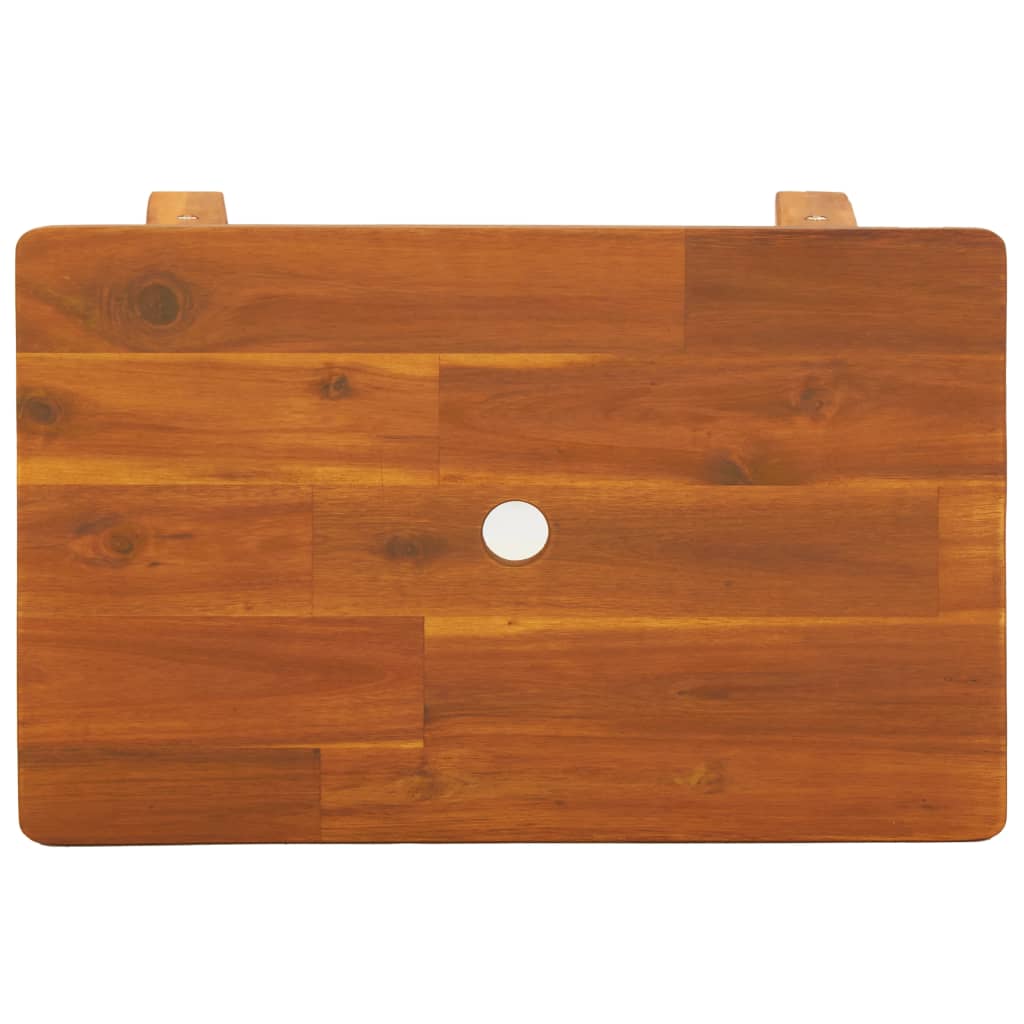 Krakk 45x29x45 cm rektangulær heltre akasie