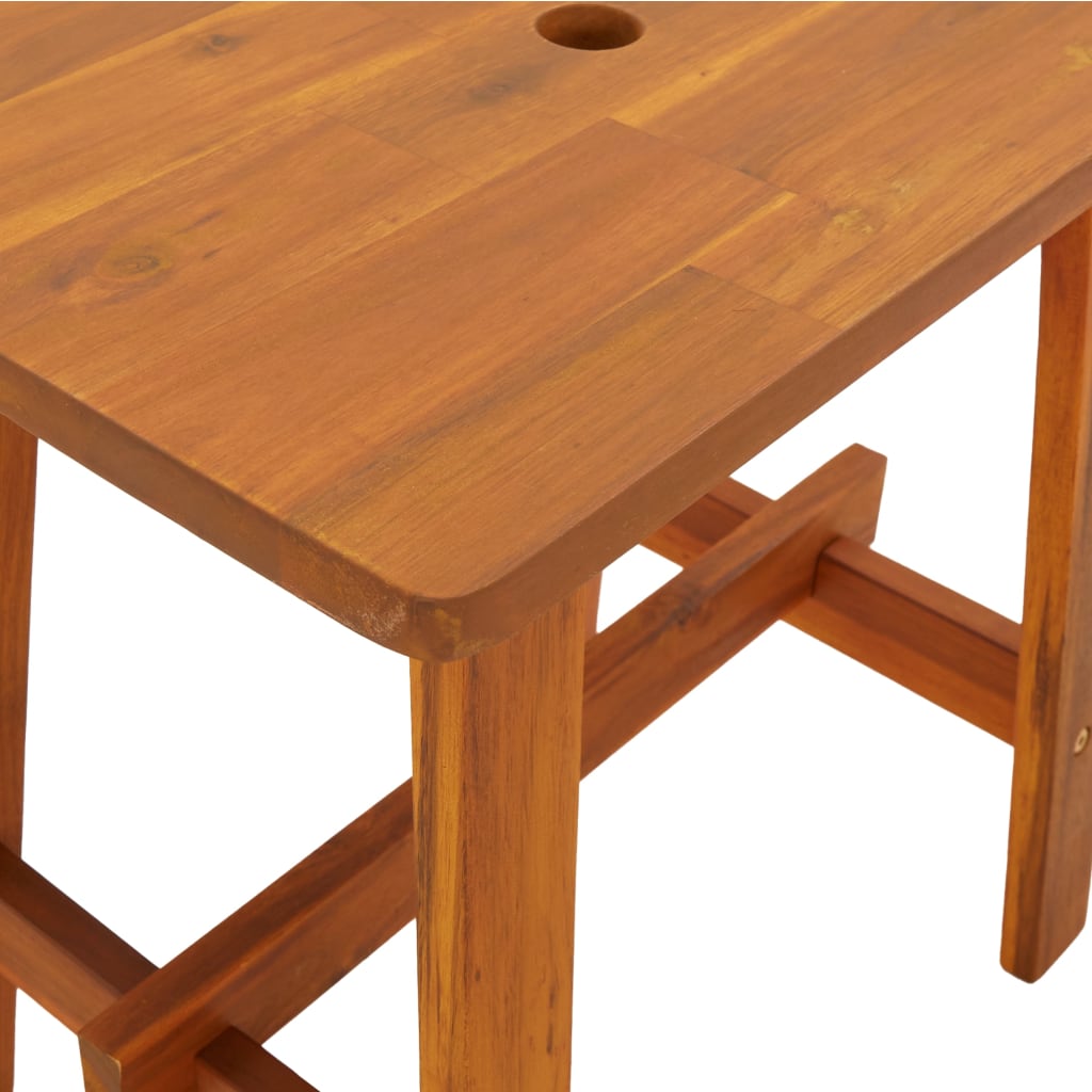 Krakk 45x29x45 cm rektangulær heltre akasie