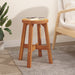 Krakk brun 38x38x45 cm rund heltre akasie
