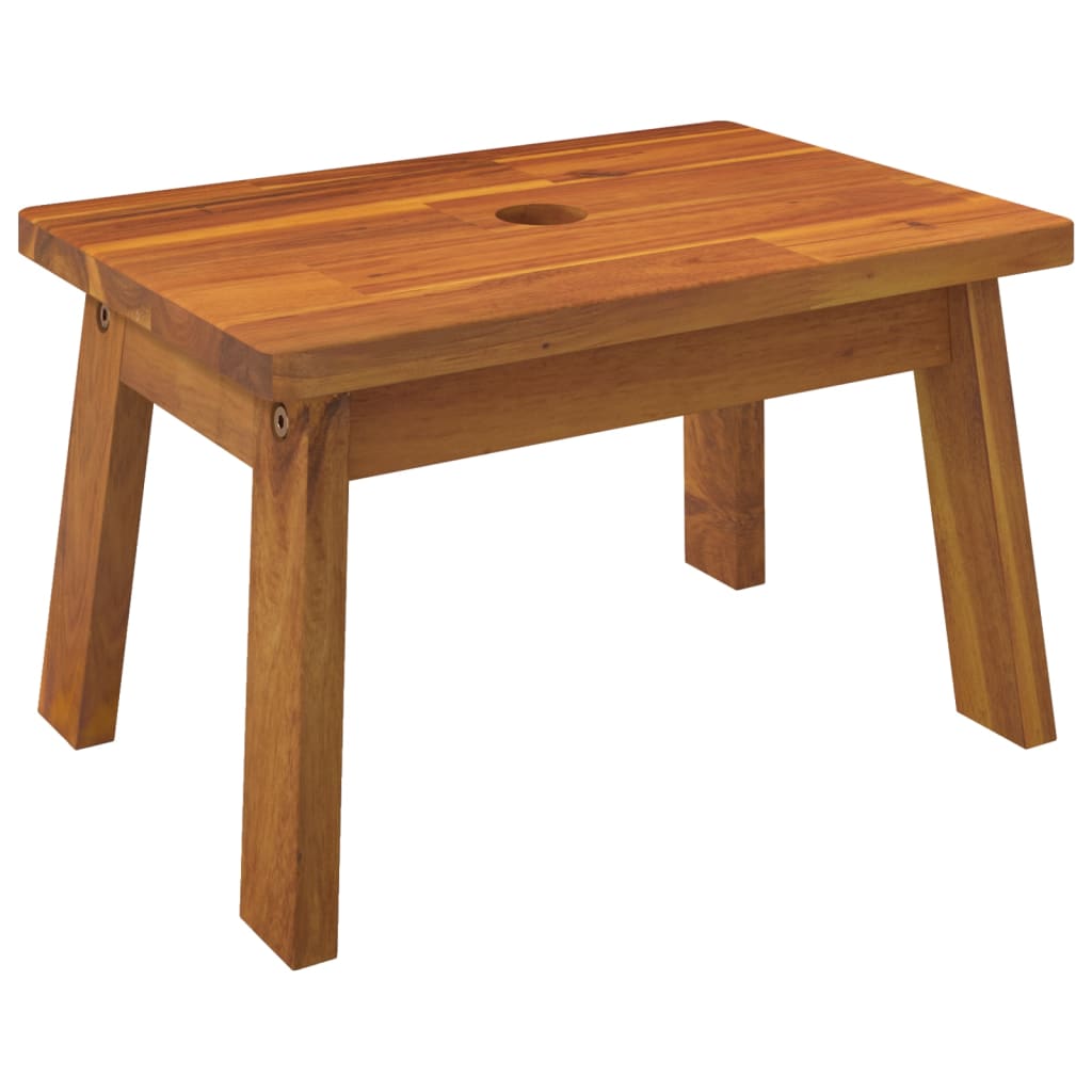 Trinnkrakk 38x26x22 cm heltre akasie