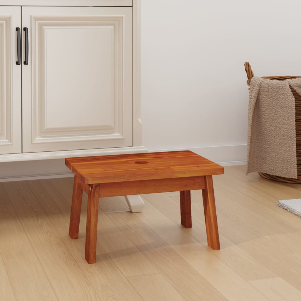Trinnkrakk 38x26x22 cm heltre akasie