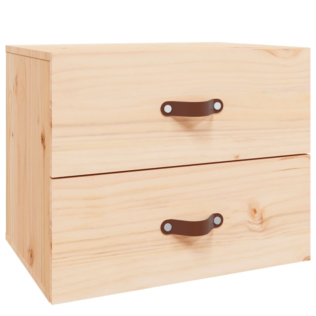 Veggmonterte nattbord 2 stk 50x36x40 cm