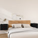 Veggmonterte nattbord 2 stk svart 50x36x40 cm