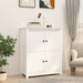 Skjenk hvit 83x41,5x100 cm heltre furu vidaXL