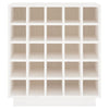Vinhylle hvit 55,5x34x61 cm heltre furu