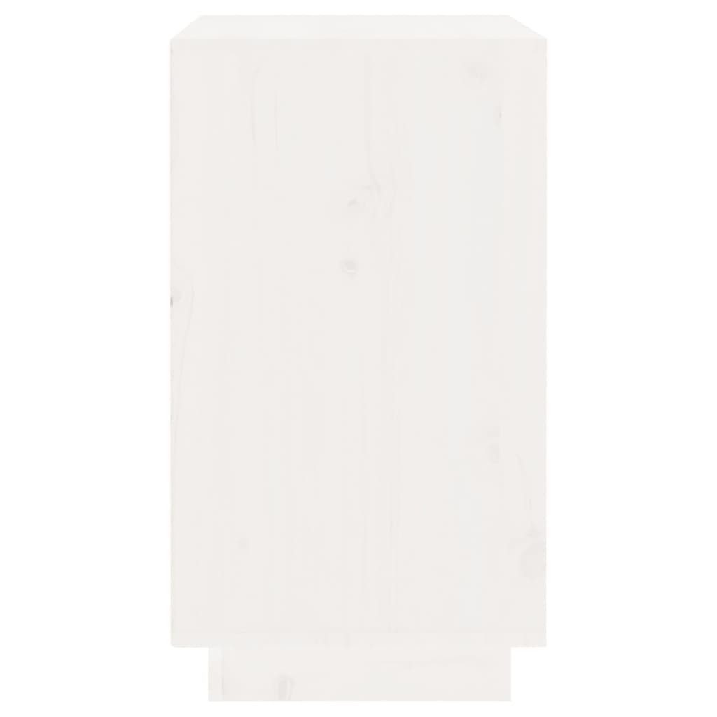 Vinhylle hvit 55,5x34x61 cm heltre furu