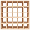 Vinskap 56x25x56 cm heltre furu