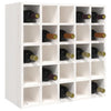 Vinskap hvit 56x25x56 cm heltre furu