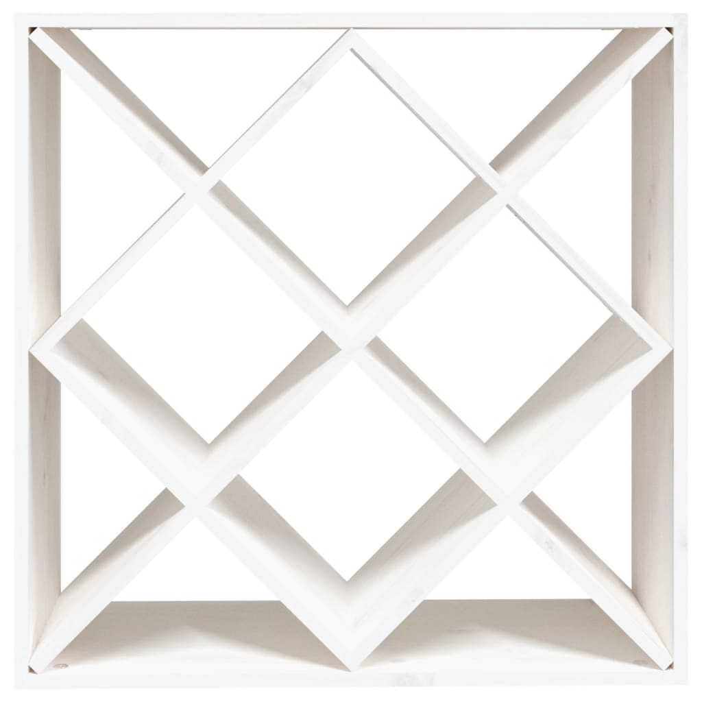 Vinhylle hvit 62x25x62 cm heltre furu