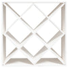 Vinhylle hvit 62x25x62 cm heltre furu