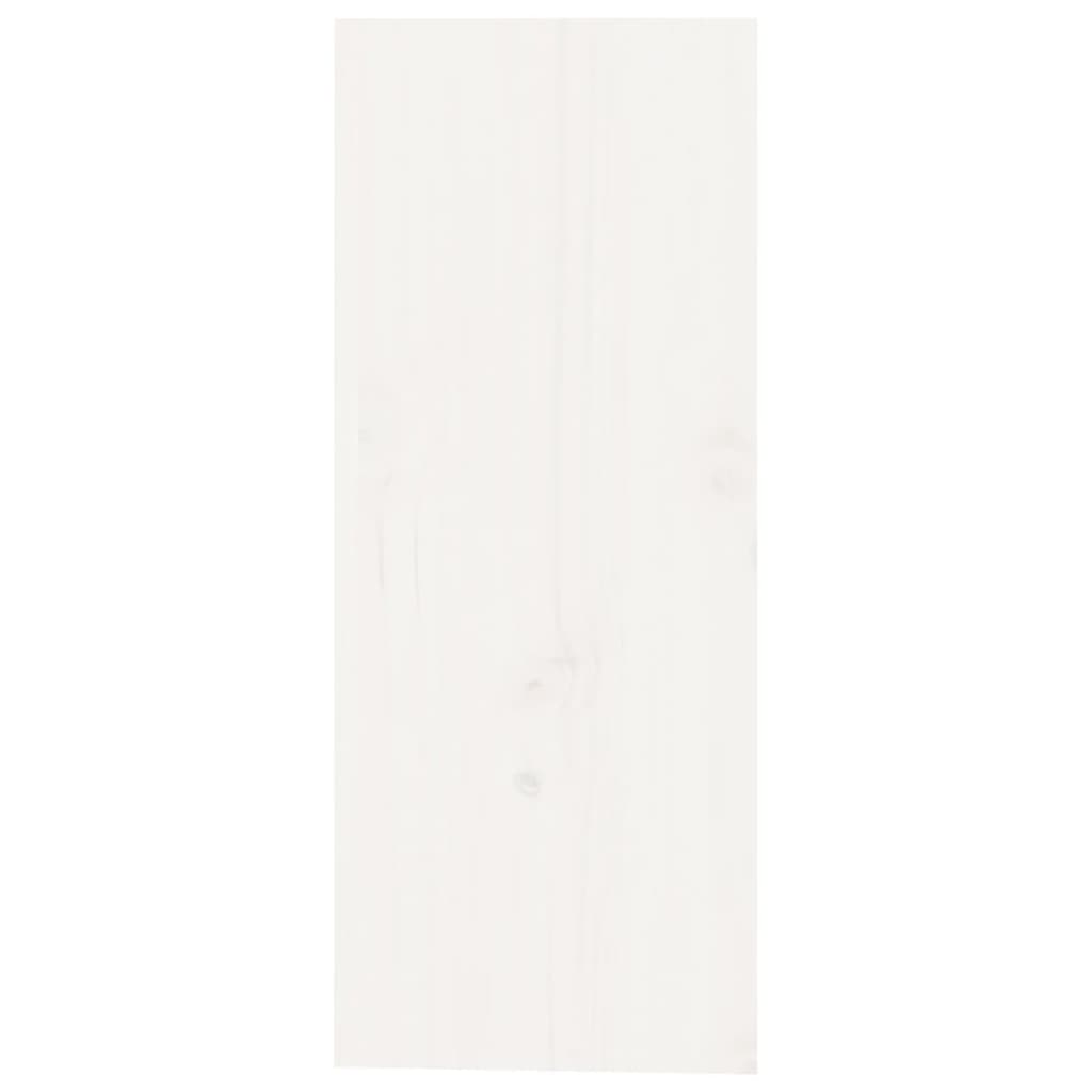 Vinhylle hvit 62x25x62 cm heltre furu