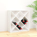 Vinhylle hvit 62x25x62 cm heltre furu