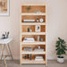 Bokhylle 80x35x183 cm heltre furu