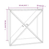 Vinhylle 62x25x62 cm heltre furu