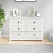 Sideskap hvit 100x40x72 cm heltre furu vidaXL