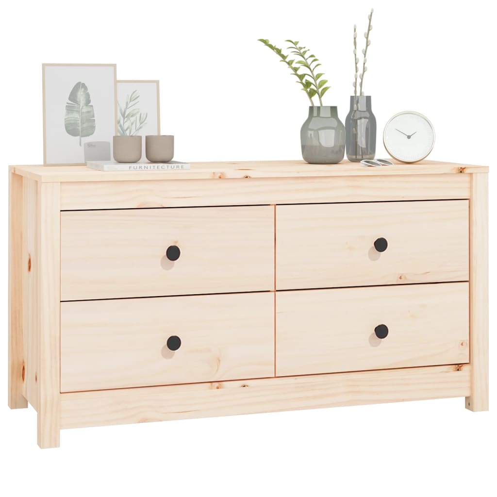 Sideskap 100x40x54 cm heltre furu
