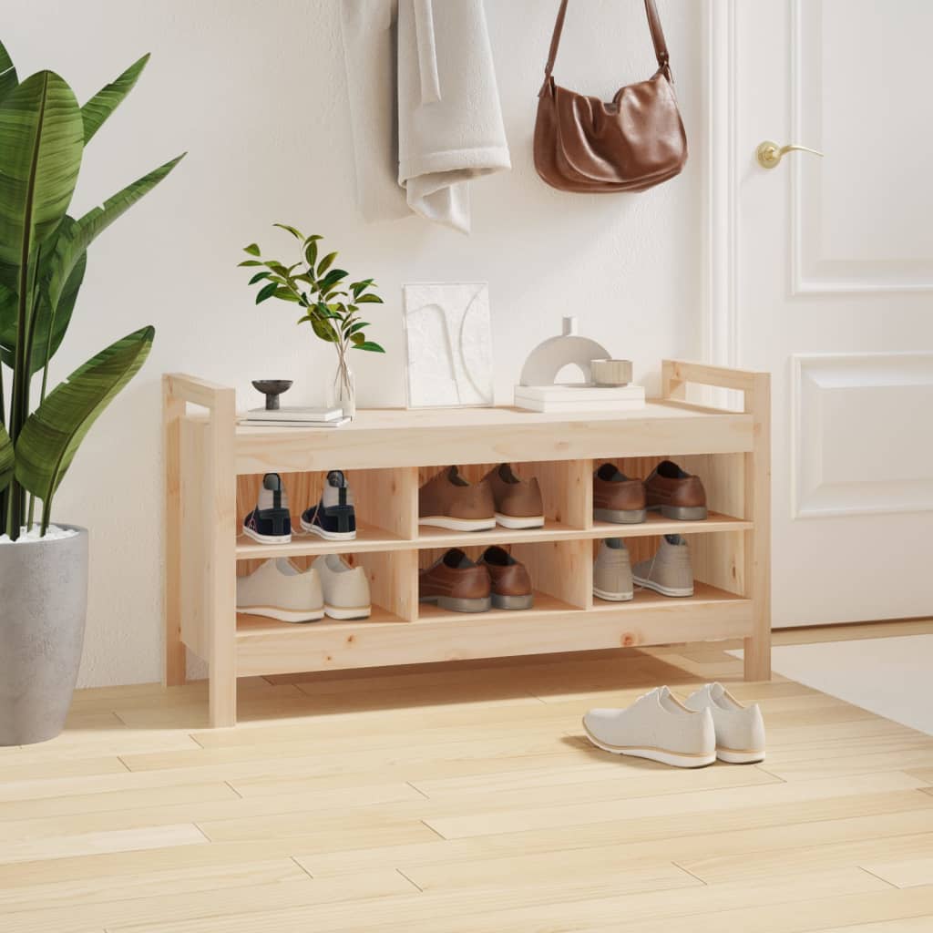 Gangbenk 110x40x60 cm heltre furu