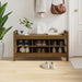 Gangbenk honningbrun 110x40x60 cm heltre furu