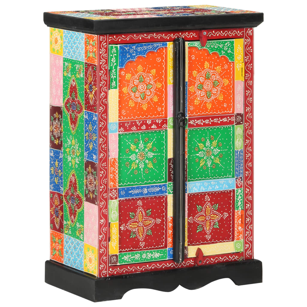 Håndmalt skjenk med dører 53x30x75 cm heltre mango