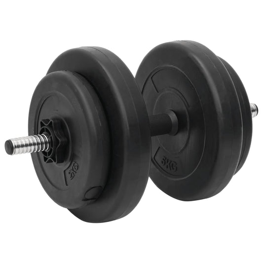 Curl-vektstang og manual med skiver 60 kg