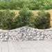 Gabionkurver buede 30 stk 200x30x60/80 cm galvanisert jern